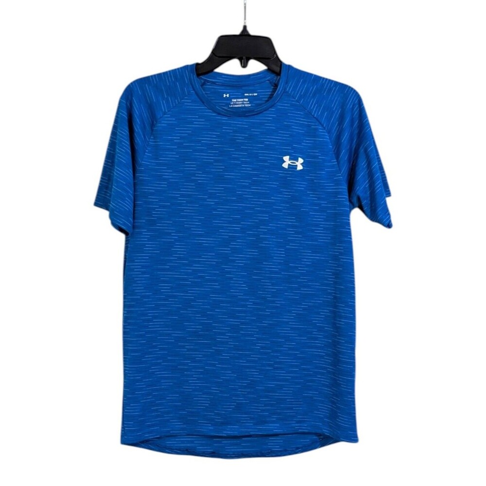 Under Armour Blue Tech Tee - Size Small Mens